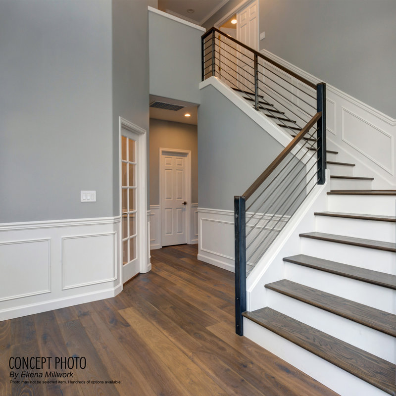 Primed White Polyurethane Fluted Crown Moulding 94.5"