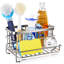 Organisateur de panier d'évier en acier inoxydable, imperméable, résistant à la rouille, pour éviers et ustensiles de cuisine-101038200-101038201