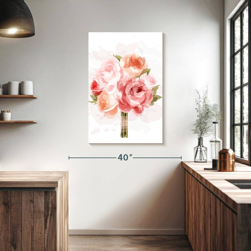 Harnek Rose Bouquet, 39" H x 26" W