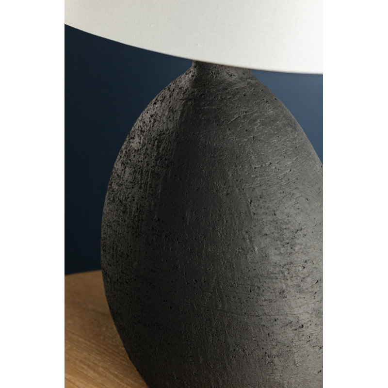 Lampe de table 28,5 po Mellina, Noir crépuscule