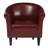 Liam Faux Leather Barrel Chair-1487494432