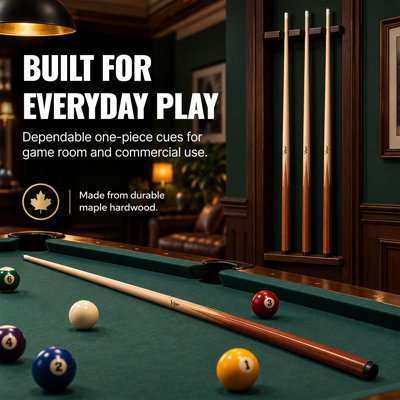Maple Bar Pool Cue