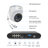 8CH Wired PoE 4MP Outdoor Security Camera System 2TB HDD with Audio, Human Detection, Remote View