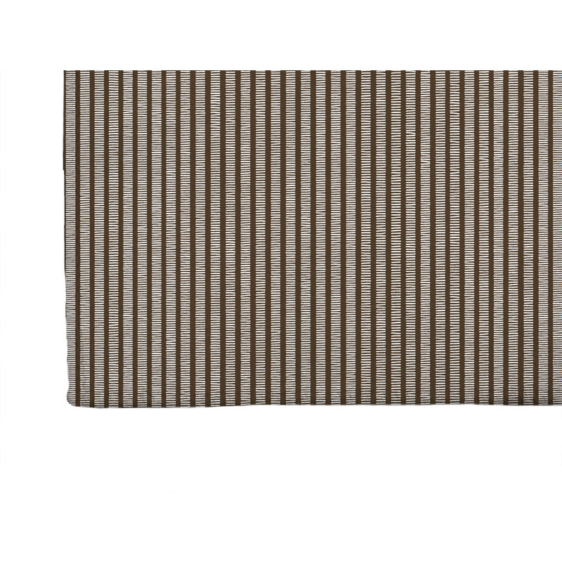 Tapis de cuisine Stia, Rectangle 3' x 5', Mocha Brown Striped