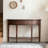 Modern Curved Console Table Sofa Table-1318437757