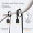 Ambience Pro 24.5 ft. USB-Powered Outdoor Patio LED String Lights with 10 Soft White S14 Edison Bulbs, Weatherproof, Shatterproof-129746557