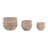 Hooge Set Of 3 Pottery And Clay Planters With Ribbed Design Crafted From Durable Earthenware Material For Decorative Functional Appeal In Versatile Rounded Silhouette Ideal For Indoor Or Outdoor Display-645520734