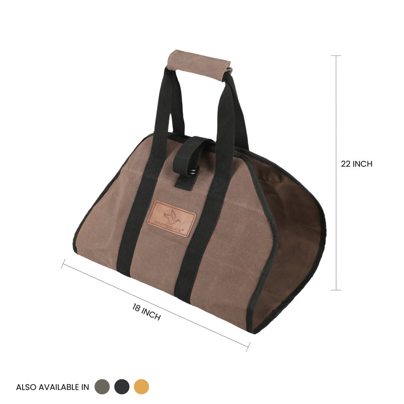 Toile transporteur de bois de chauffage, Brun