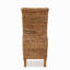 Chaise de salle à manger en rotin de lumière naturelle, siège d'appoint simple de style rétro respirant et robuste, chaise d'appoint en osier pour coin-repas ou chambre à coucher bohème