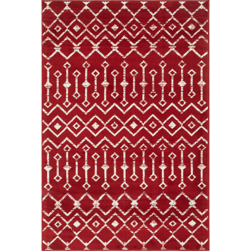 Moroccan Area Rug, Rectangle 122 x 183cm