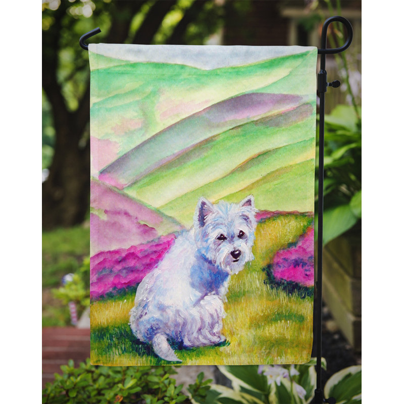 Double Sided 15'' H x 11'' W Polyester Animal Garden Flag