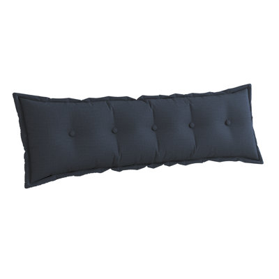 Sit-up Back Comfort Button Tufted Decorative Headboard Back Support Throw Pillow, Accent Body Pillow for Side Sleepers Compression