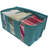 Foldable Storage Bag Organizers, 3 Sections For Clothes, Blankets, Closets, Bedrooms