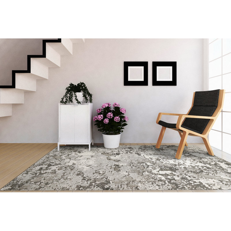 Waguespack Camouflage Indoor Rug, Rectangle 3'11" x 5'7"