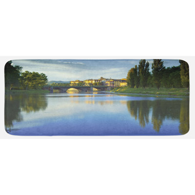 Tapis de cuisine paysage