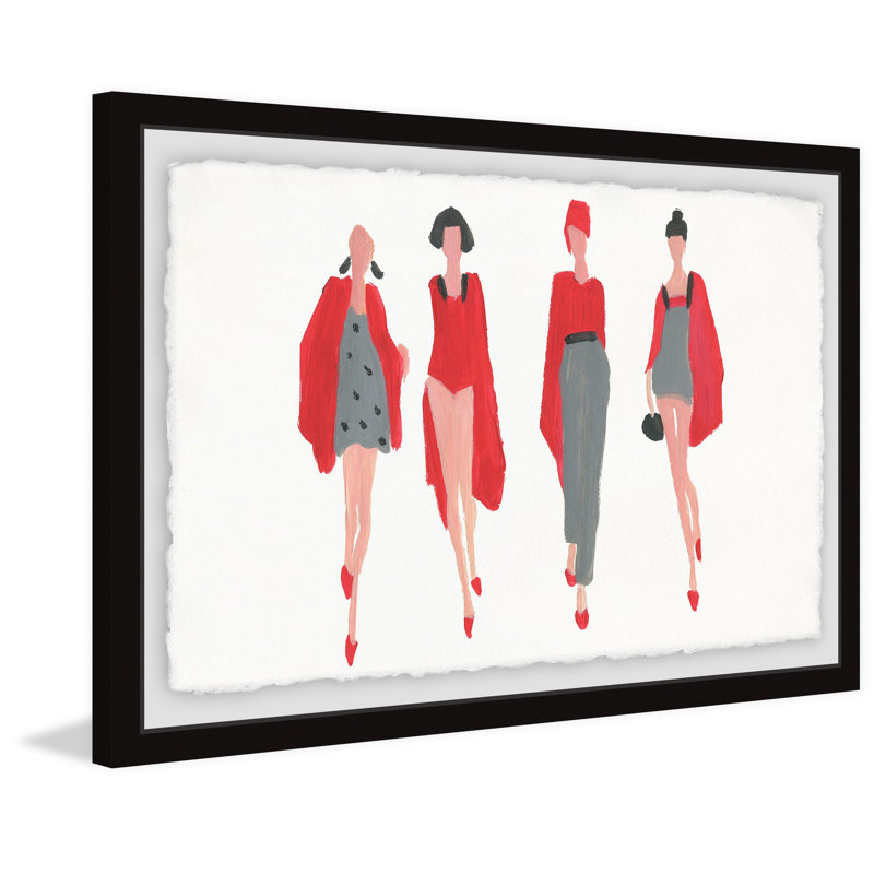 Catwalk Professionals 1 Piece Single Picture Frame Painting, 61cm H x 91cm W x 4cm D
