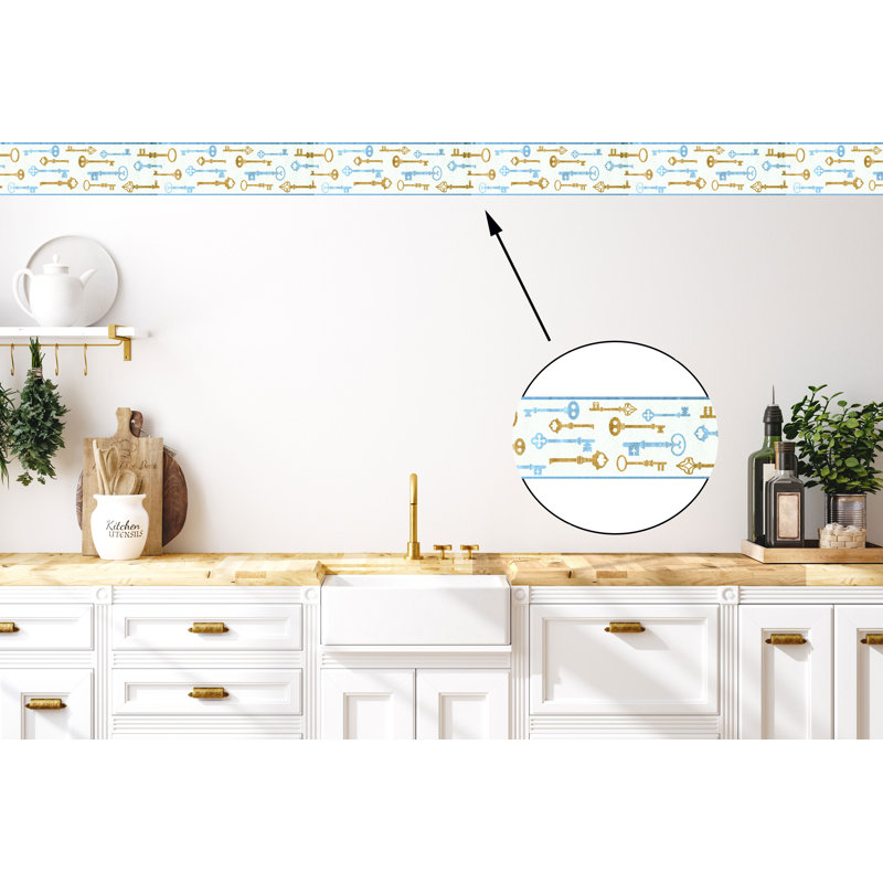 Bordure de papier peint L 15 pi x l 7 po Erlon