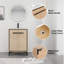 Meuble-lavabo simple avec plateau Ishhara 24,02