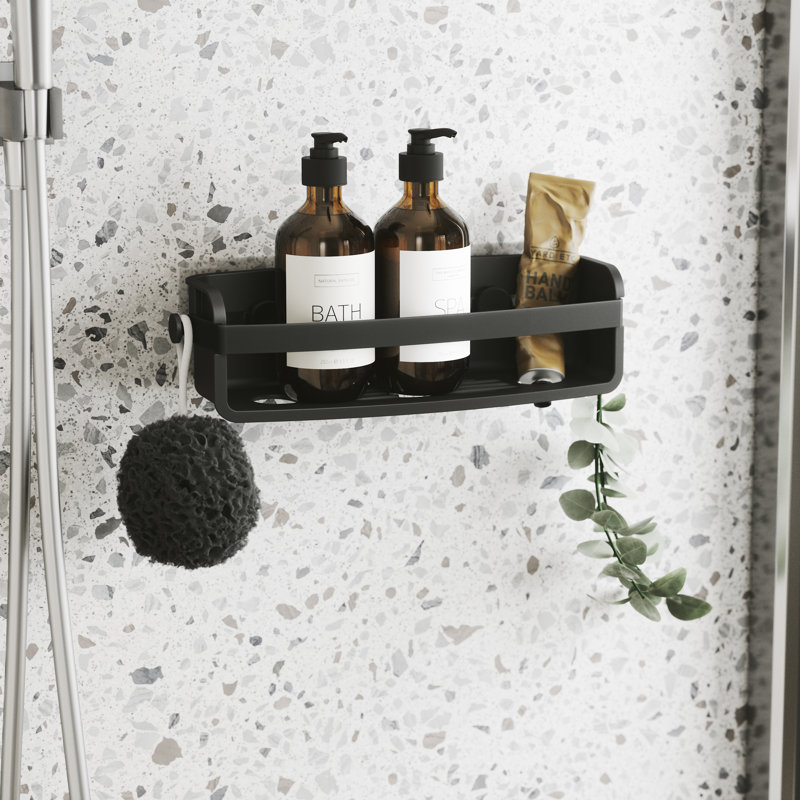 Panier de douche Flex, Noir