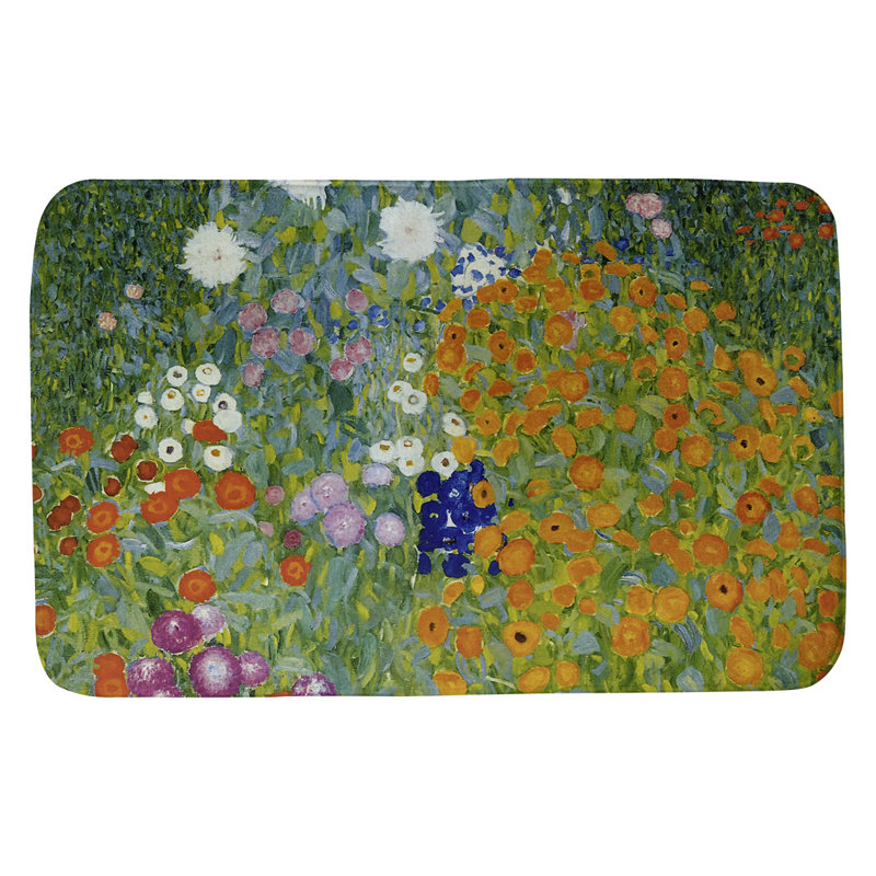 Tapis pour salle de bain blumengarten Magaw, l 17 po x L 24 po