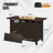 Jalice Steel Propane Outdoor Fire Pit Table-2008636823