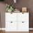 Freestanding Shoe Organizer - 4 Drawers & Stable Construction White Cabinet With Flip Entryway Large Storage Space