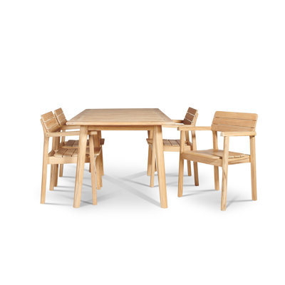 Hadlyn Outdoor - Piece Dining Set
