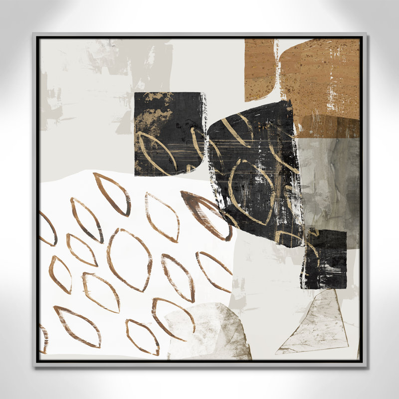 Shape of Formation III - reproduction carrée par Casa Fine Arts, Argent, H 31,5 po x l 31,5 po