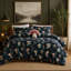 Ensemble de couette 4 pièces en microfibre à motif champignon pour lit double/queen avec coussin décoratif assorti (229 x 229 cm).-135278133