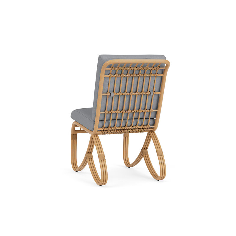 Riviera Outdoor Dining Side Chair, Sandberg Pewter