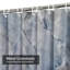 Rideau de douche Marble Blue-2032549868
