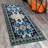 Large Floral Printed Rug in Soft Non Woven Material Featuring Elegant Pastel Tones Suitable for Enhancing Any Interior Decor-127315055
