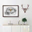 Bald Eagle Bird in Abstract - Picture Frame Graphic Art Print-55683362-55683363