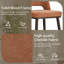 Chaise de salle à manger rembourrée Mason avec pieds en bois massif (ensemble de 2)-62375392-62375397