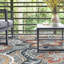 Tapis floral transitionnel Lilia, noir-1132068870