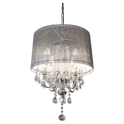 4-Light Drum Chandelier