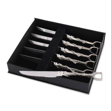 SKANDIA Vivid Steak Knives (Set of 4)  Steak knife set, Steak knives, Diy  fashion