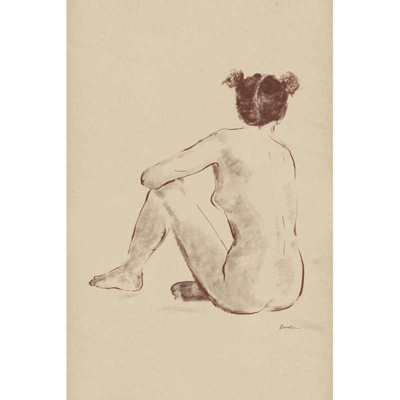 Tarmara Conte Figure II by Evelia Designs - Wrapped Canvas Print, 46 cm H x 30 cm W