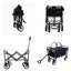 Chariot pliable pliable à 4 roues-113412555