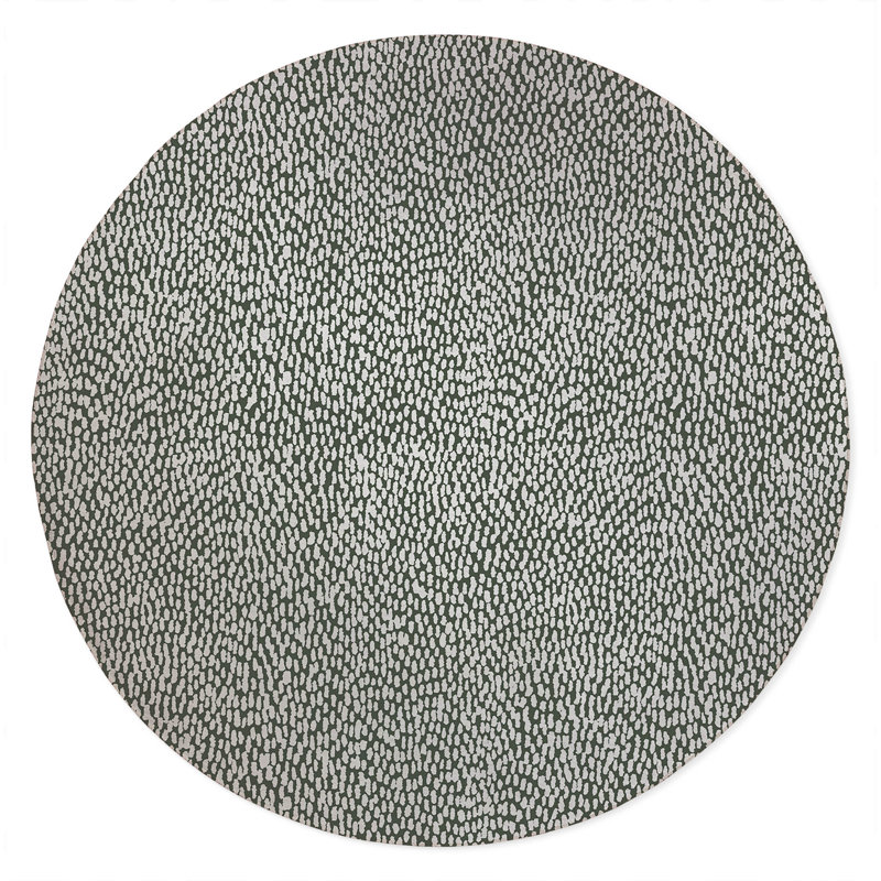 Twinkle Splat Non-Slip Outdoor Rug, Round 5'
