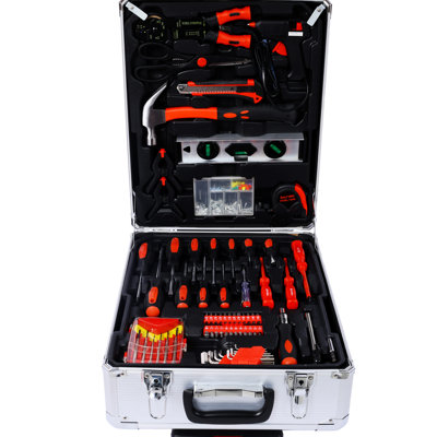 899 Home Maintenance Tool Chest - Rolling Silver Versatile Tools For Garden And Handyman Tasks Kit Aluminum Use