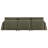 125'' Upholstered Modern Modular Sofa With Wood Legs-117792083