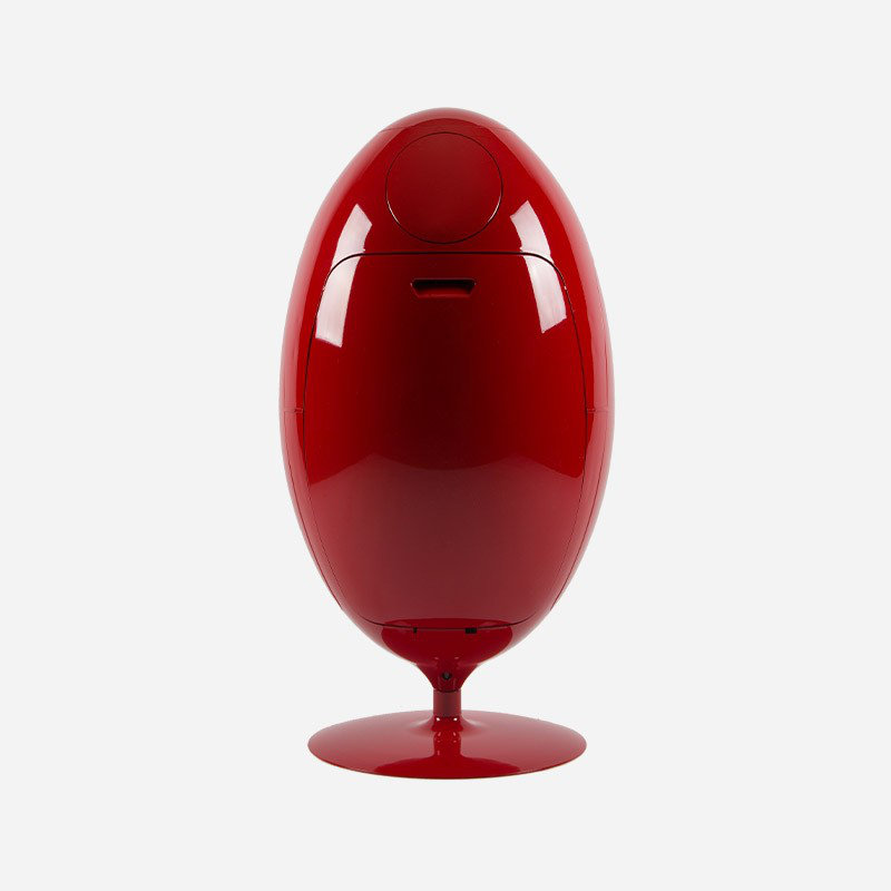 Ryot Ovetto Galà Glossy Red 16 Litre Recycling Bin