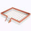 Grand lit de plancher tapissier avec clôture-133245905-133245907