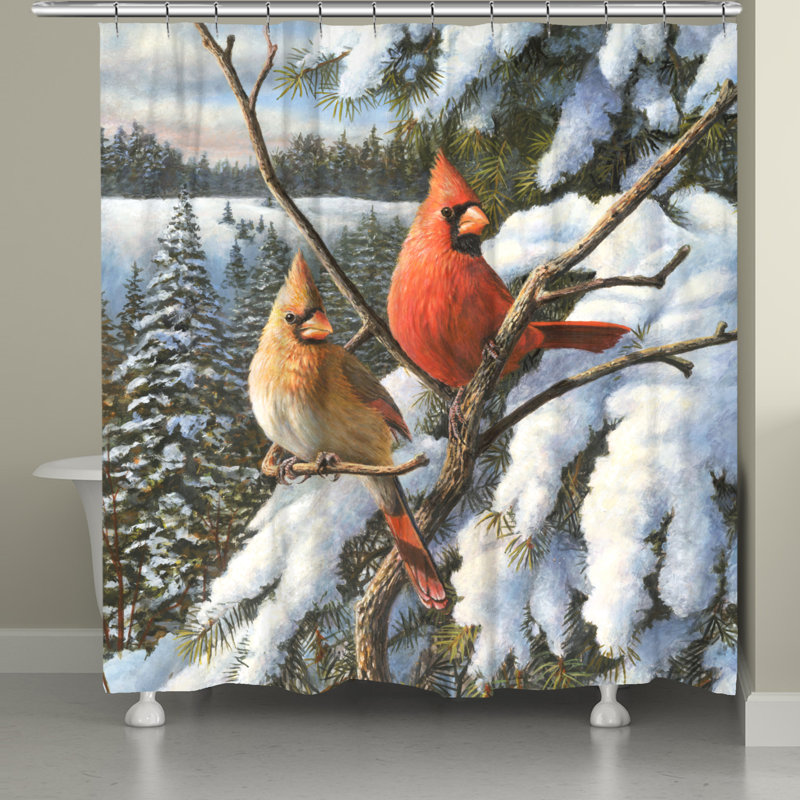 Rideau de douche Mayne Winter Cardinal