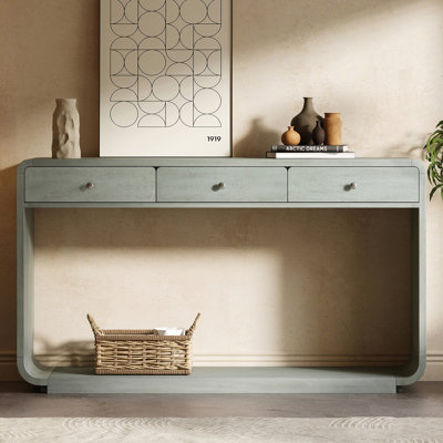 Console 55 po pour couloir antique