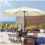 Parasol de patio de 9 pi avec bouton-poussoir inclinable et manivelle Outsunny-429033036