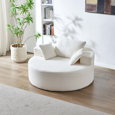 Chaise ronde Teddy Plush