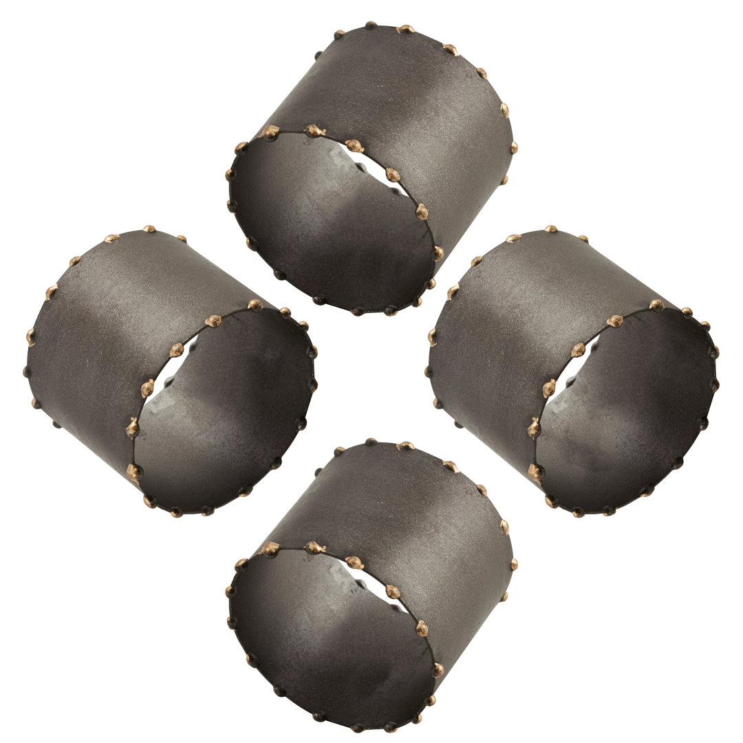 Washburn Iron Napkin Ring (Set of 4) 17 Stories