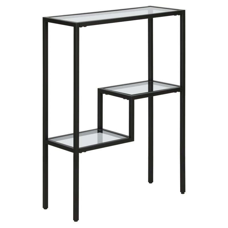Lovett Wide Rectangular Console Table, Black, 74.9cm H x 55.9cm W x 20.3cm D